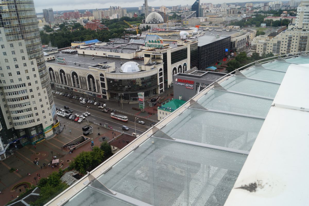 Стеклянные полы